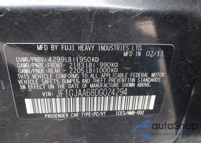 JF1GJAA68DG024294: 44201788