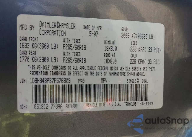 1D8HB48P37F576809: 44201793