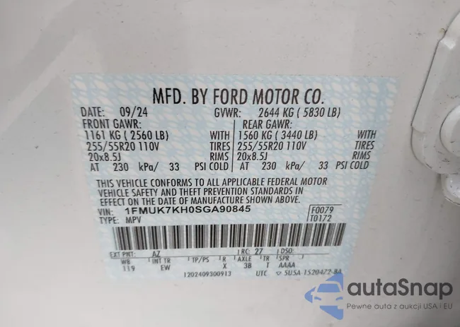 1FMUK7KH0SGA90845: 44201831