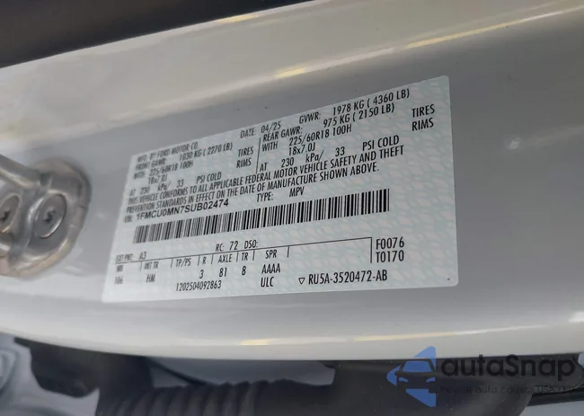 1FMCU0MN7SUB02474: 44201845