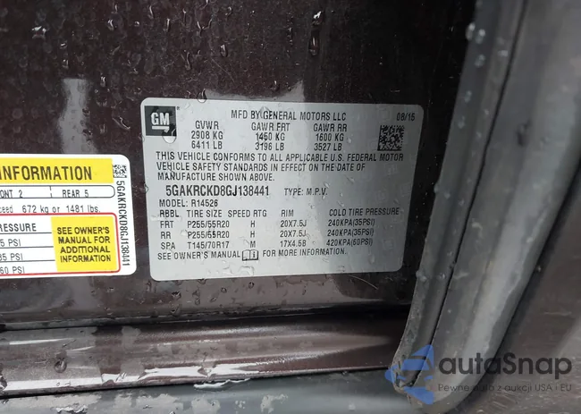 5GAKRCKD8GJ138441: 44201862