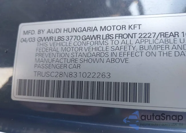 TRUSC28N831022263: 44201920