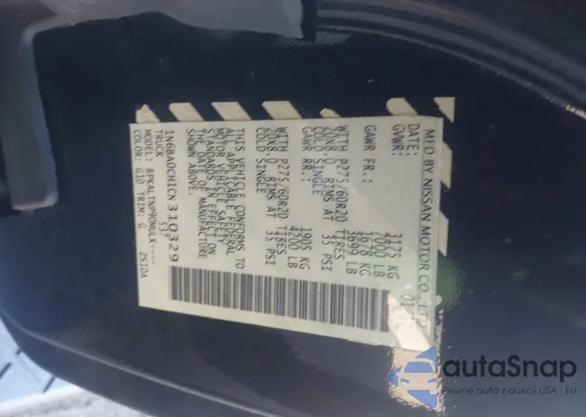 1N6BA0CH1CN310329: 44201932