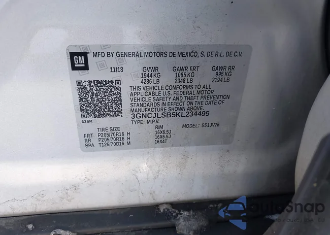 3GNCJLSB5KL234495: 44201954