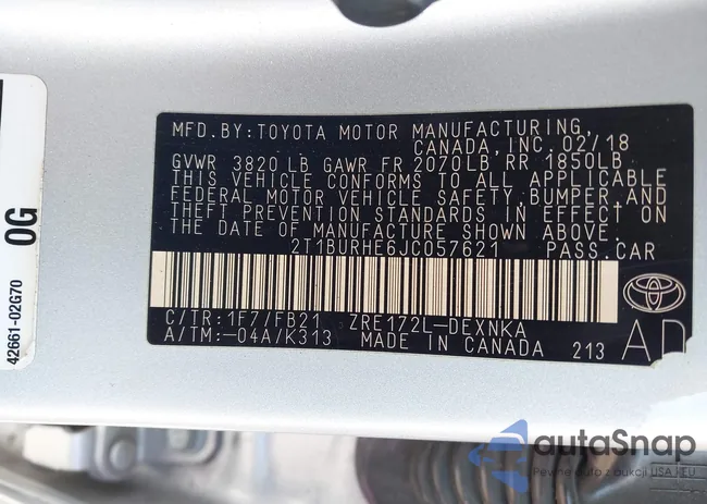 2T1BURHE6JC057621: 44201037