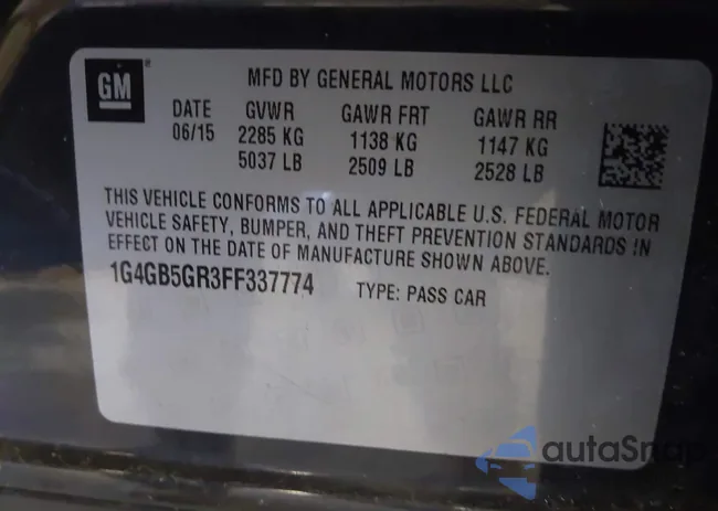 1G4GB5GR3FF337774: 44201046