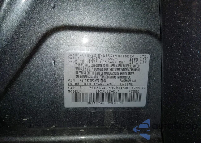 3N1AB7AP2HY410094: 44201080