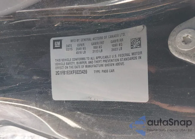 2G1FB1E3XF9223439: 44201129