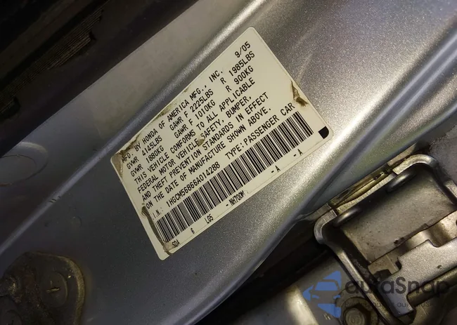 1HGCM56866A014288: 44201143