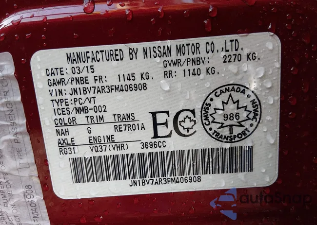 JN1BV7AR3FM406908: 44201159