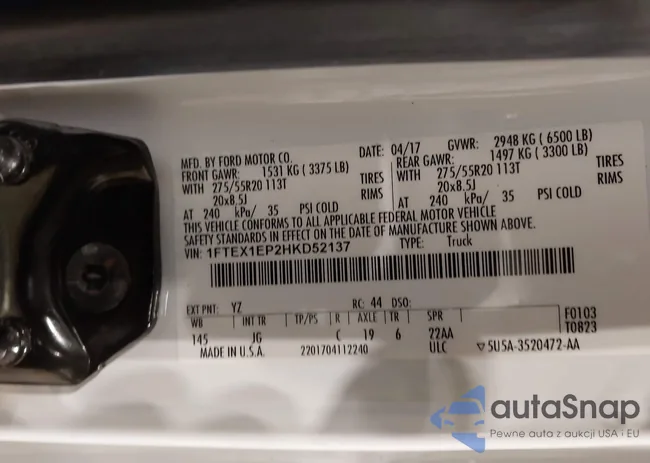 1FTEX1EP2HKD52137: 44201302