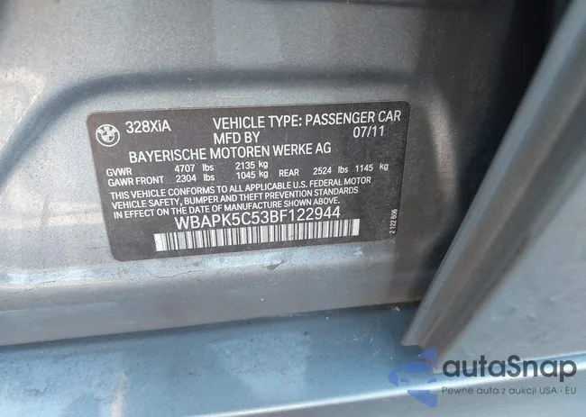 WBAPK5C53BF122944: 44201368