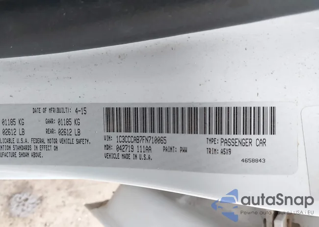 1C3CCCAB7FN710065: 44202400