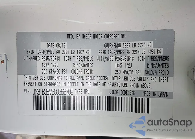 JM3TB3BV3C0366709: 44202534