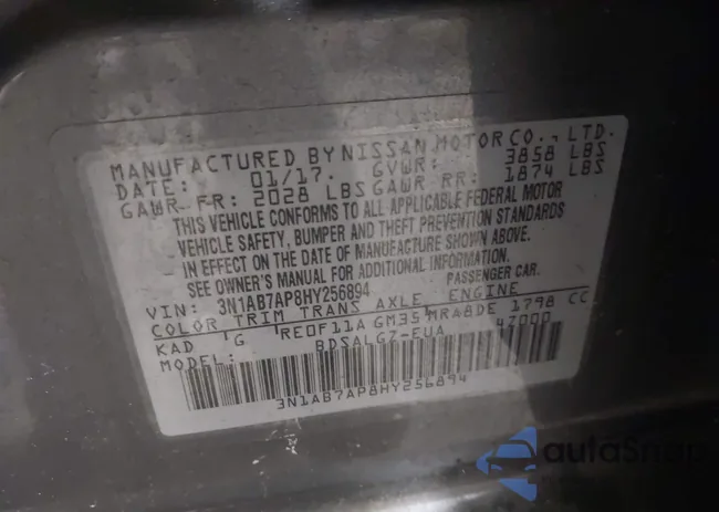 3N1AB7AP8HY256894: 44202739