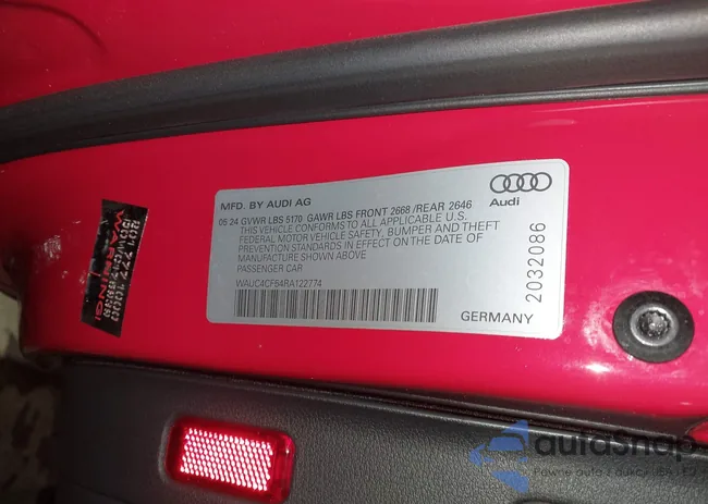 WAUC4CF54RA122774: 44202776