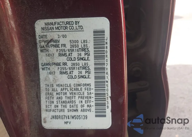 JN8DR07Y41W505139: 44202793