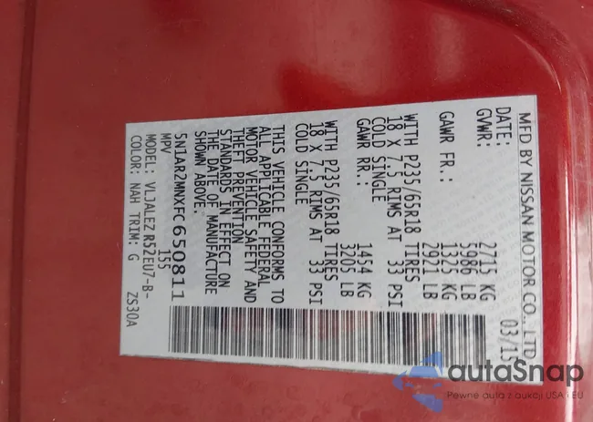 5N1AR2MNXFC650811: 44202820