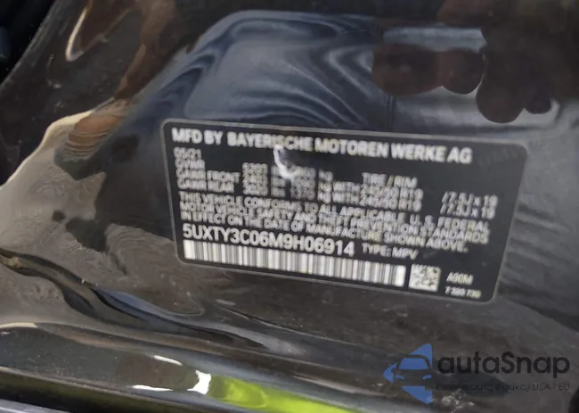 5UXTY3C06M9H06914: 44202882