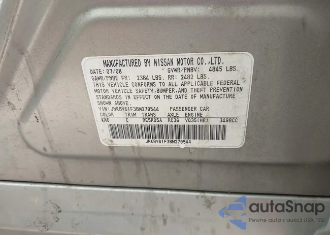 JNKBV61F38M279544: 44202902