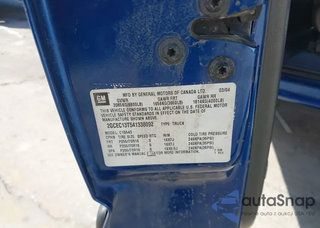 2GCEC13T541338092: 44202020