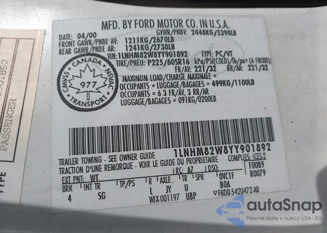 1LNHM82W8YY901892: 44202047