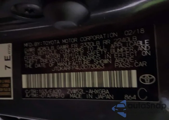 JTDKARFP4J3073063: 44202055