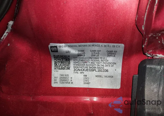 3GNAXUEG5PL151336: 44202081