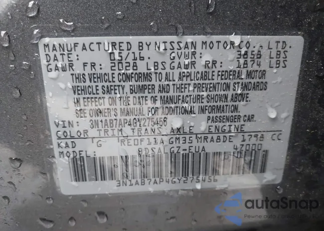 3N1AB7AP4GY275456: 44202329