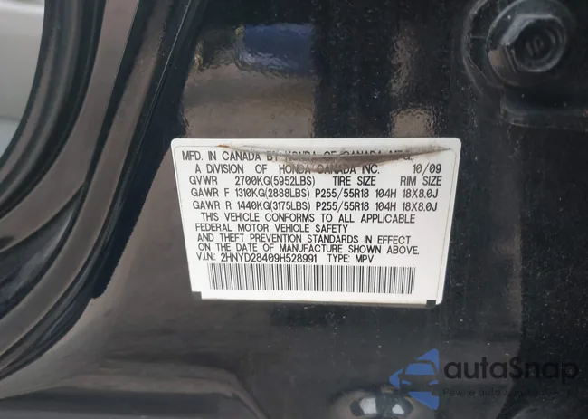 2HNYD28409H528991: 44203480