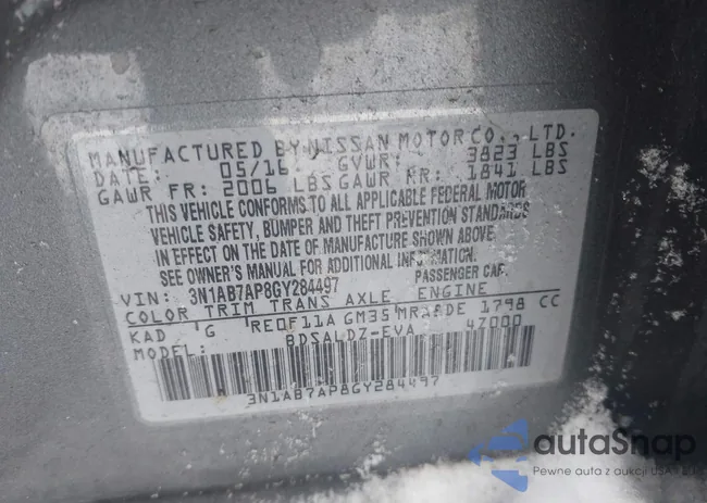 3N1AB7AP8GY284497: 44203567