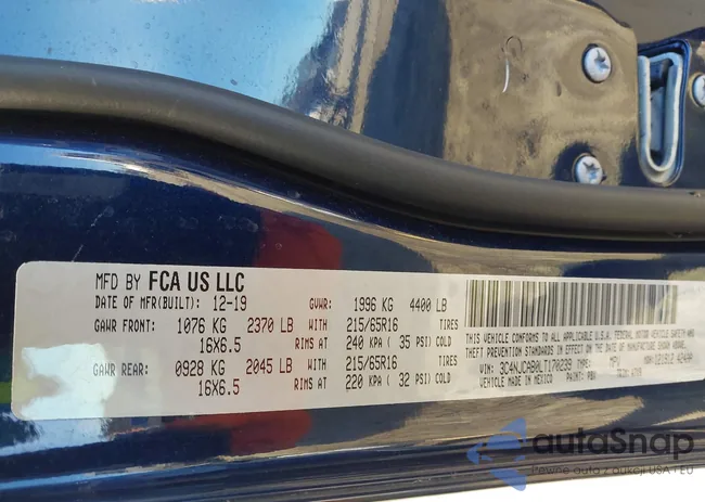 3C4NJCAB0LT170239: 44203647