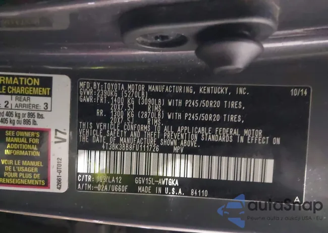 4T3BK3BB8FU111726: 44203758