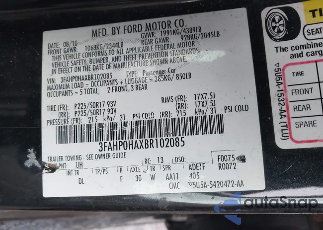 3FAHP0HAXBR102085: 44203766