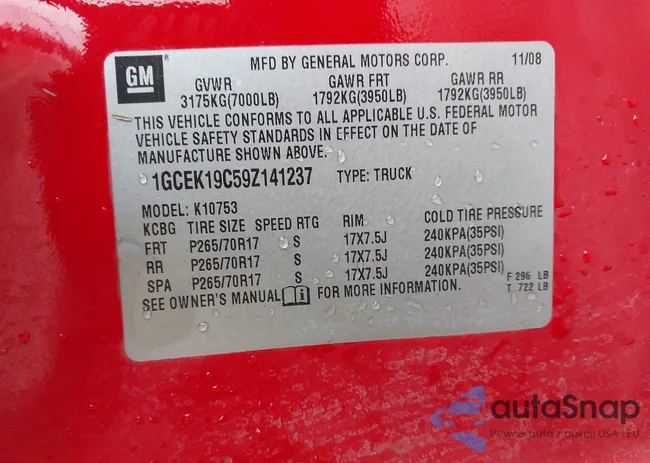 1GCEK19C59Z141237: 44203771