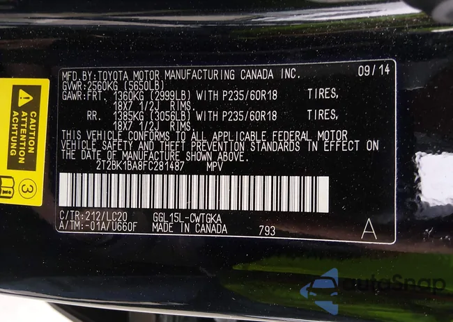 2T2BK1BA8FC281487: 44203776