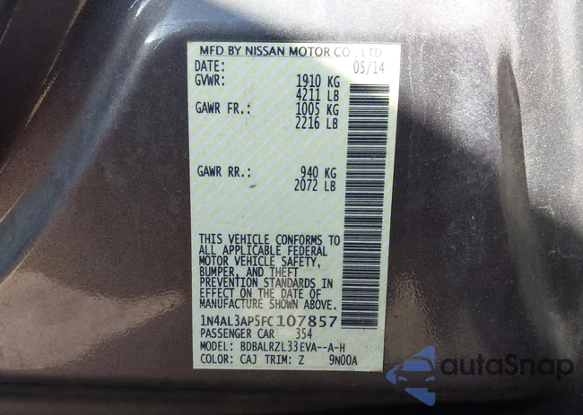 1N4AL3AP5FC107857: 44204474