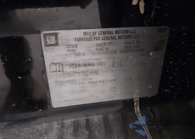 1GKS2BKC7FR629544: 44204523