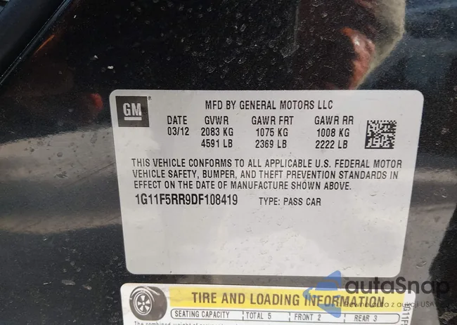 1G11F5RR9DF108419: 44204586