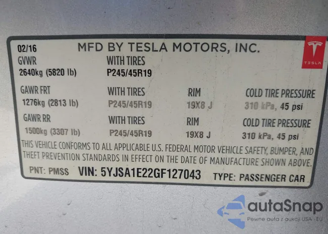 5YJSA1E22GF127043: 44204591