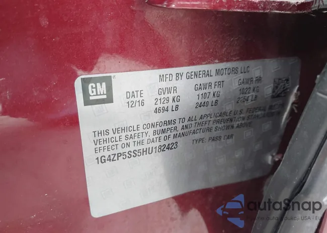 1G4ZP5SS5HU182423: 44204598