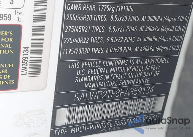 SALWR2TF8EA359134: 44204652