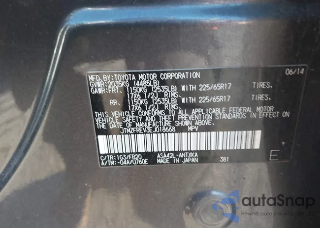 JTMZFREV3EJ018668: 44204695