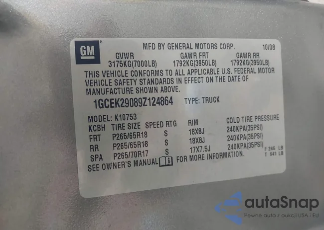 1GCEK29089Z124864: 44204763