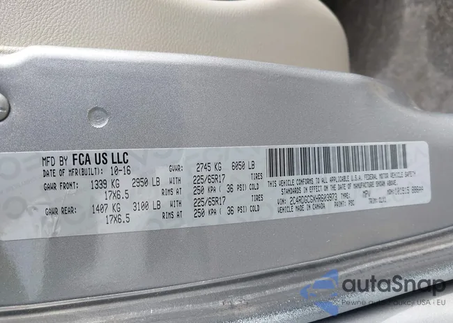 2C4RDGCGXHR603973: 44204783