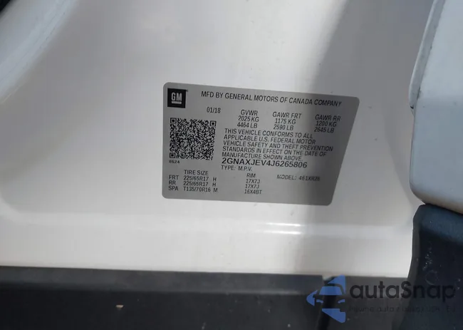 2GNAXJEV4J6265806: 44204839