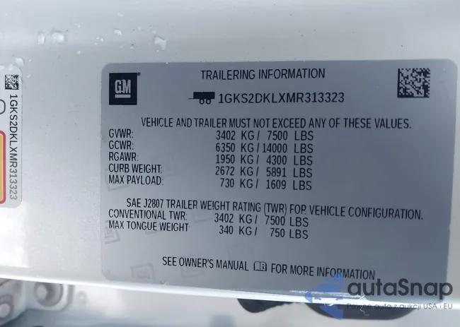 1GKS2DKLXMR313323: 44204919