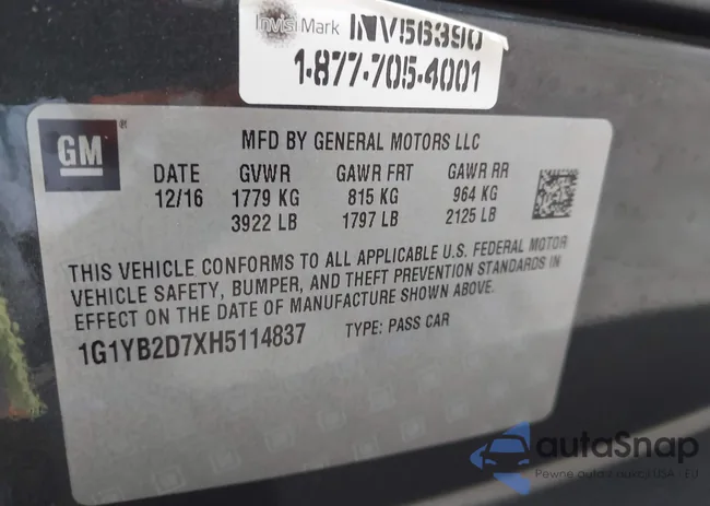 1G1YB2D7XH5114837: 44204940