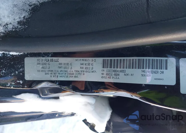 1C3CCCAB8GN100953: 44204982