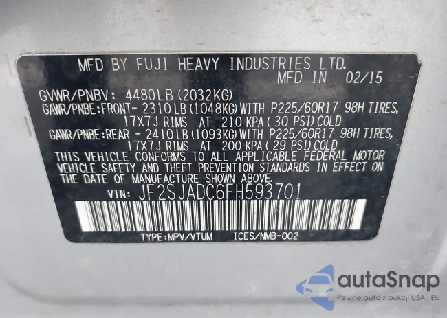 JF2SJADC6FH593701: 44204988